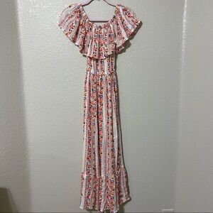 margaux riviera floral Print Maxi dress